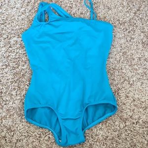 NWOT Body Wrappers Blue Leotard